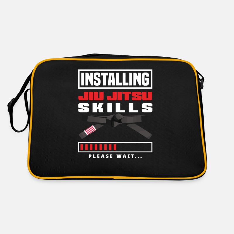 Installation des compétences de Jiu Jitsu Veuillez patienter Sac Retro
