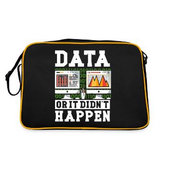 Les données ou ce n’est pas arrivé Le Big Data - Sac Retro - noir/or - Dos