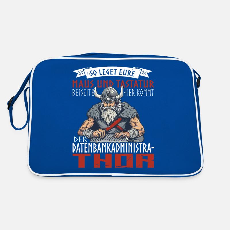 Datenbankadministrathor Codierung Datenanalyst Retro Tasche