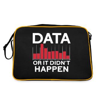Les données ou ce n’est pas arrivé Le Big Data - Sac Retro - noir/or - Dos