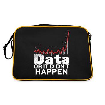 Les données ou ce n’est pas arrivé Le Big Data - Sac Retro - noir/or - Dos