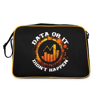 Les données ou ce n’est pas arrivé Le Big Data - Sac Retro - noir/or - Dos
