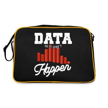 Les données ou ce n’est pas arrivé Le Big Data - Sac Retro - noir/or - Dos