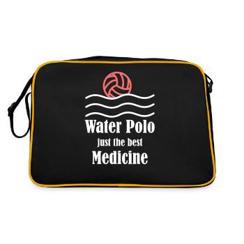 Le water-polo est tout simplement le meilleur football médical. - Sac Retro - noir/or - Dos