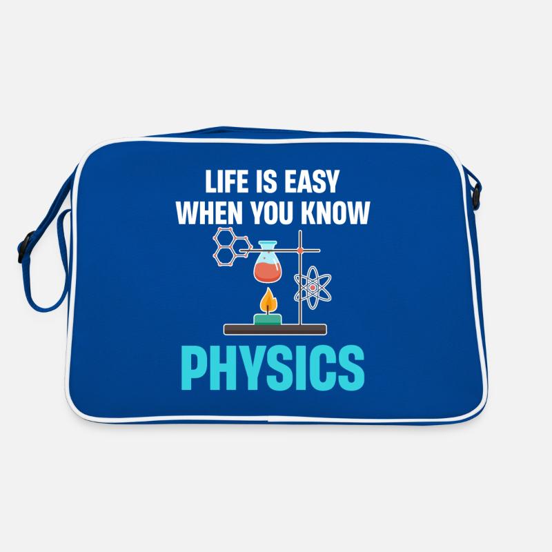 Das Leben Ist Einfach, Wenn Man Sich Mit Physik, Retro Tasche