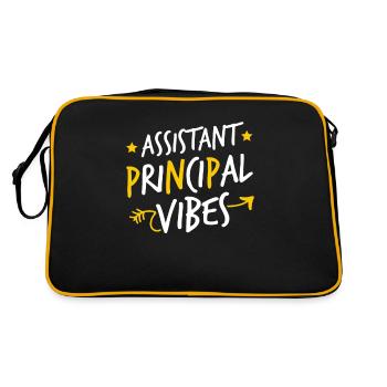 Vibes de l’assistant principal - Sac Retro - noir/or - Dos