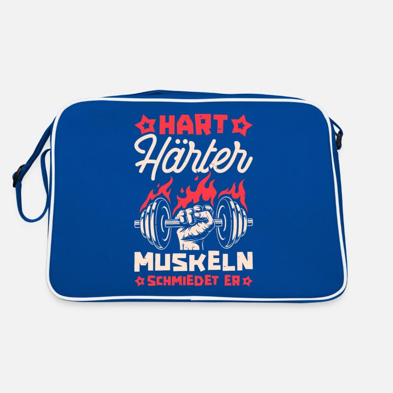 Bodybuilder Bodybuilding Retro Tasche