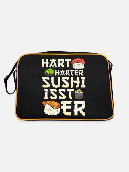 Sushi - Sac Retro - noir/or - Dos