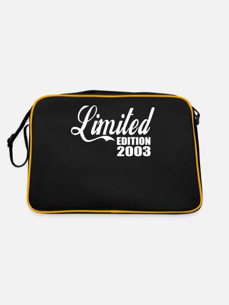 Edition limitée 2003 - Sac Retro - noir/or - Dos