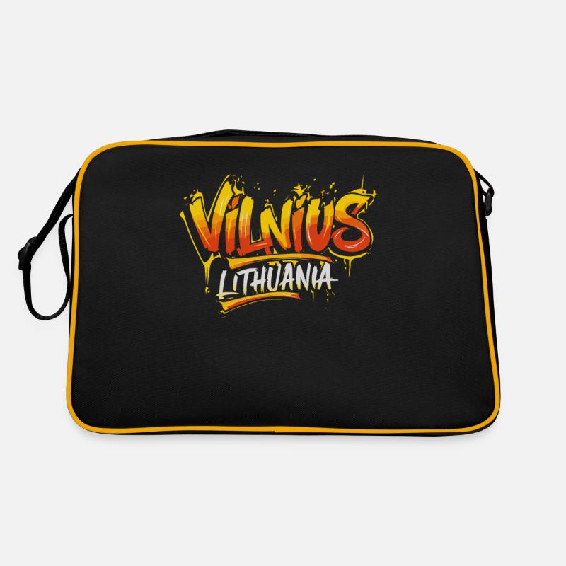 Vilnius Lithuania Souvenir Retro Bag