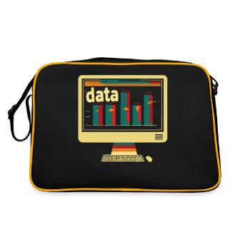 Codage des données de l’analyste comportemental - Sac Retro - noir/or - Dos