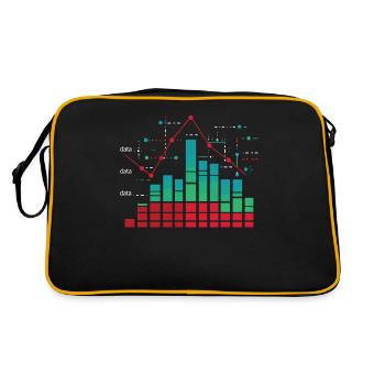Codage des données de l’analyste comportemental - Sac Retro - noir/or - Dos