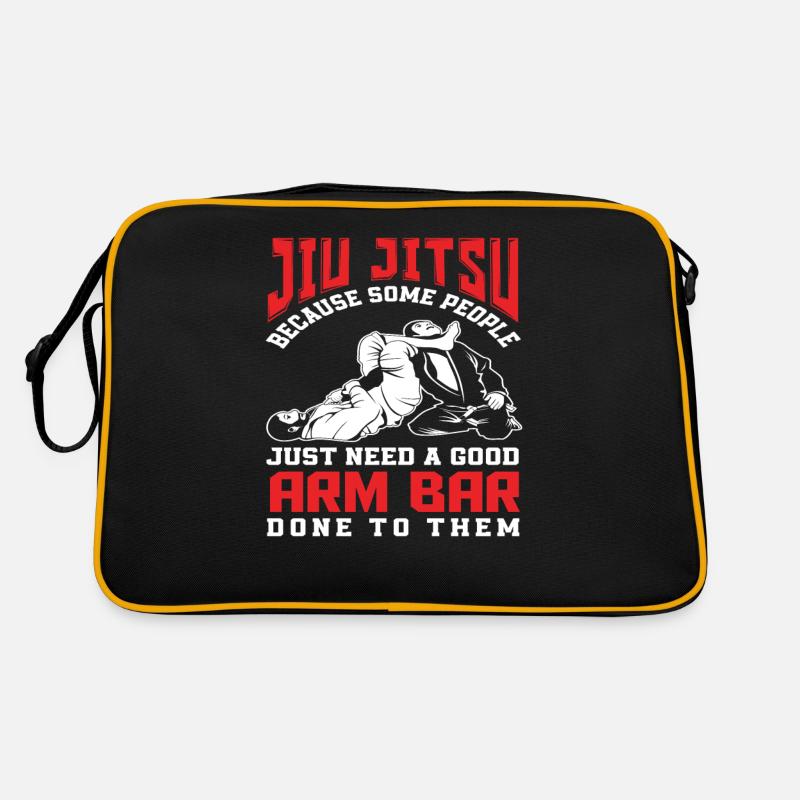 Jiu Jitsu parce que certaines personnes ont juste besoin d'un bon bras Sac Retro