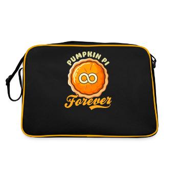 Pumpkin Pie Pumpkin Pi Forever - Retro Bag - black/gold - Back