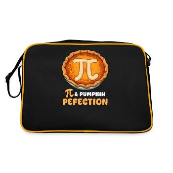 Pumpkin Pie Pi And Pumpkin Perfection - Retro Bag - black/gold - Back