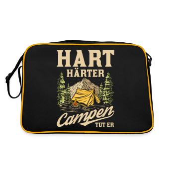 Tent Camping Camping - Retro Bag - black/gold - Back