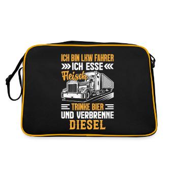 TRUCK - Retro Bag - black/gold - Back