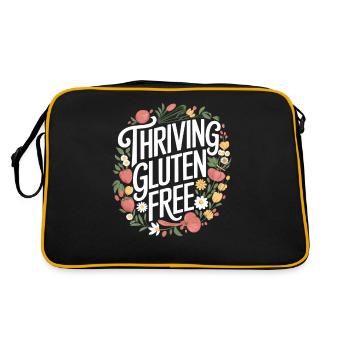Successful Gluten-Free Living - Retro Bag - black/gold - Back