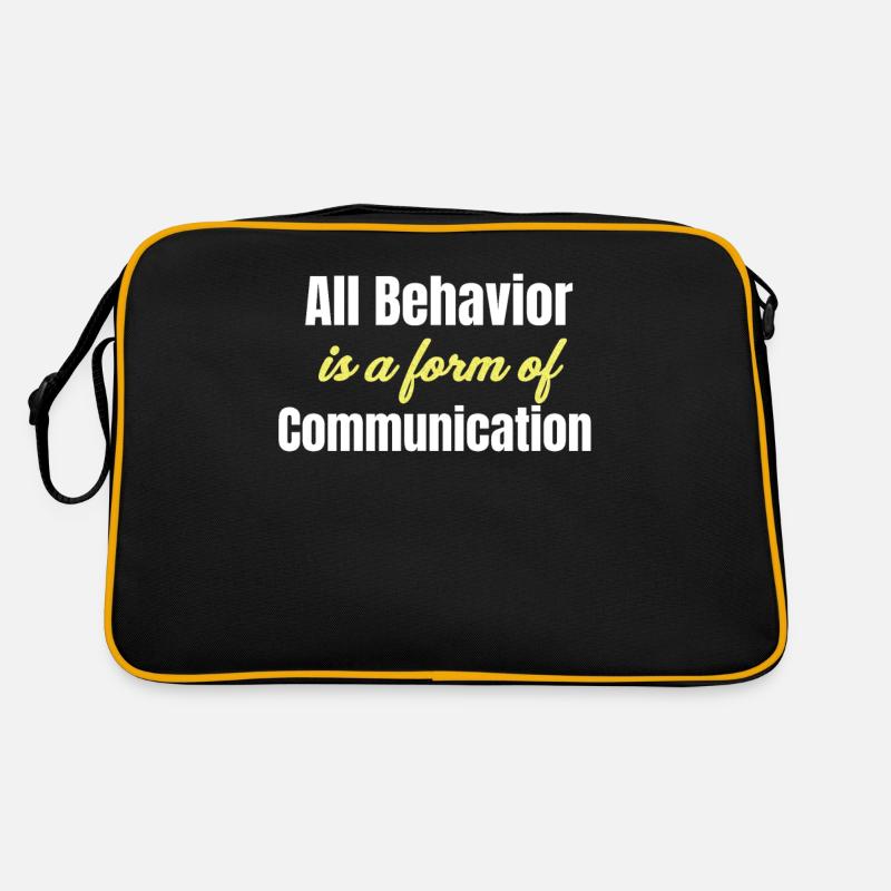 Every behavior is a form of communication Retro Bag