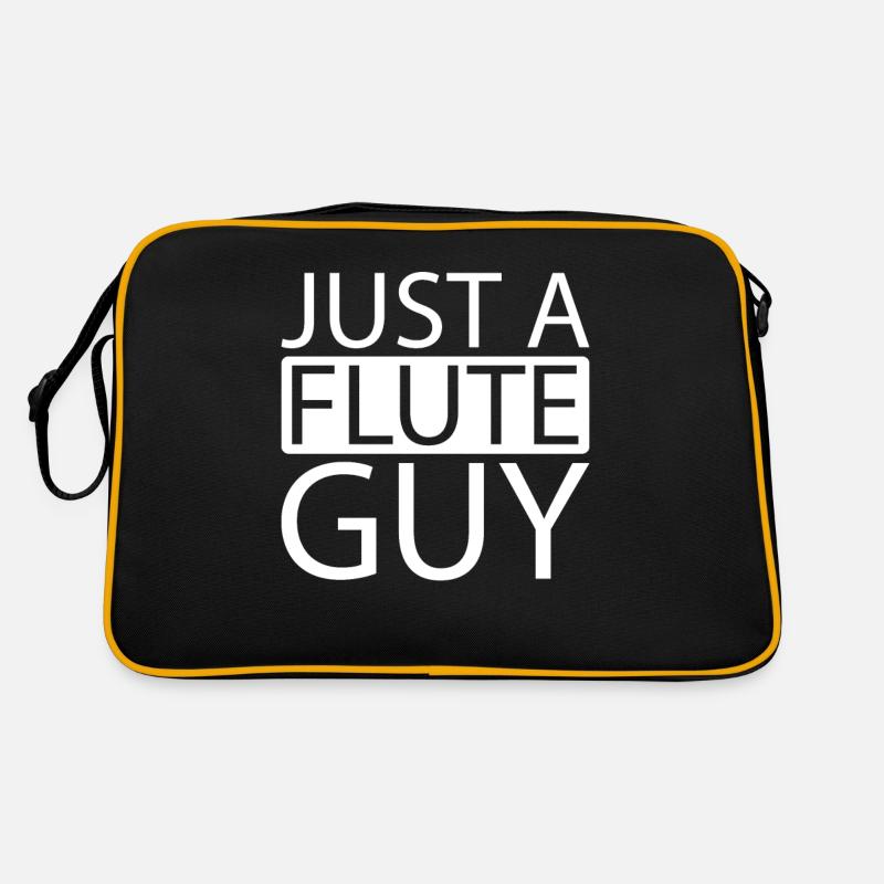 Flötist Flöte Just A Flute Guy Retro Tasche