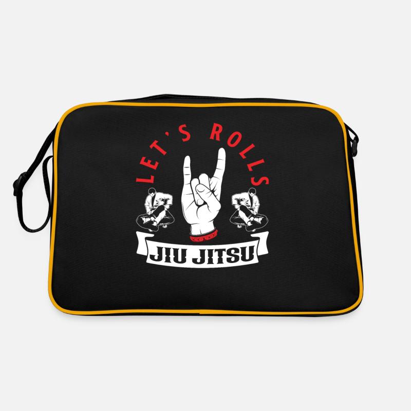 Let's Rolls Jiu Jitsu Leidenschaft Retro Tasche