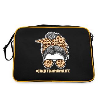 Modèle léopard JiuJitsu MomLife - Sac Retro - noir/or - Dos