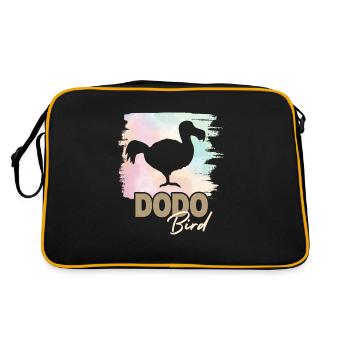 Oiseau Dodo - Sac Retro - noir/or - Dos