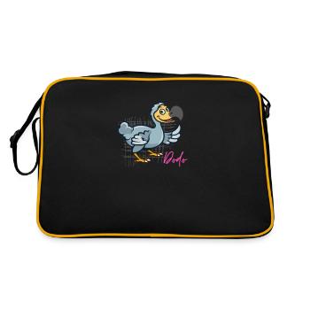 friendly dodo - Retro Bag - black/gold - Back