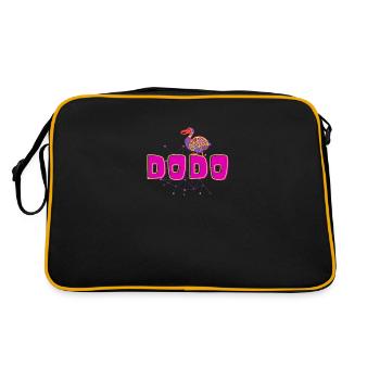 Dodo rose - Sac Retro - noir/or - Dos
