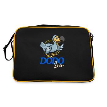amical Dodo Love - Sac Retro - noir/or - Dos