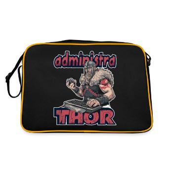 Viking Databaseadministra-thor Nerdy - Retro Bag - black/gold - Back
