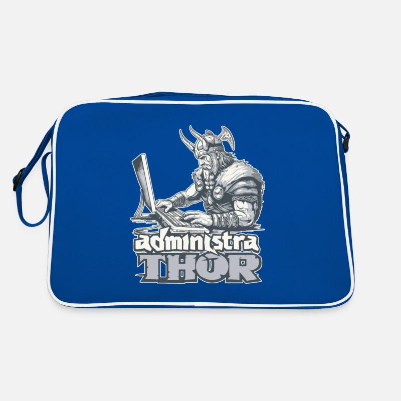 Viking Databaseadministra-thor Nerdy Retro Tasche