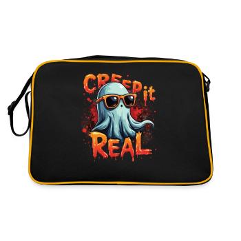 Halloween Boo Creep It Real - Retro Bag - black/gold - Back