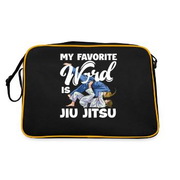 Mot préféré : Jiu Jitsu Arts Martiaux Passion - Sac Retro - noir/or - Dos