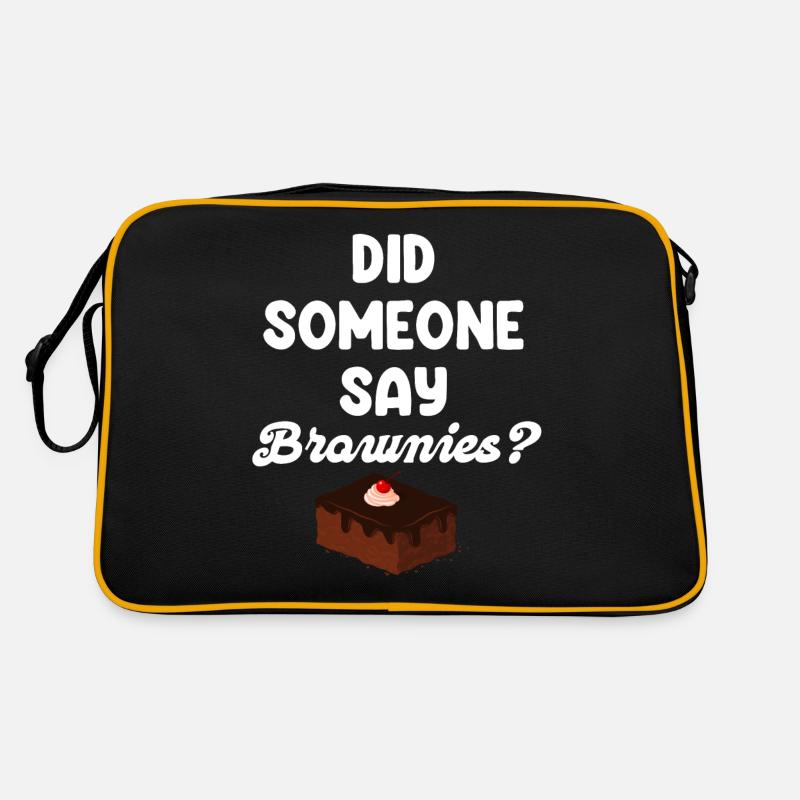 Hat Jemand Brownies Gesagt? Fudge Cookie Retro Tasche
