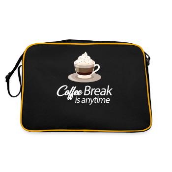 Coffee break is anytime Cafecito Espresso - Retro Bag - black/gold - Back