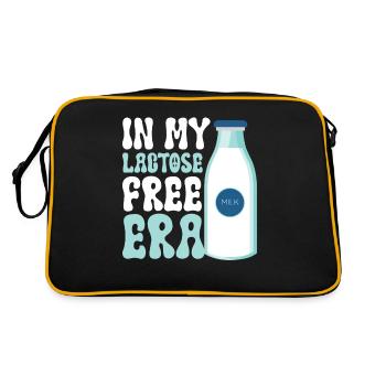 Tolérant au lactose ou intolérant au lactose - Sac Retro - noir/or - Dos