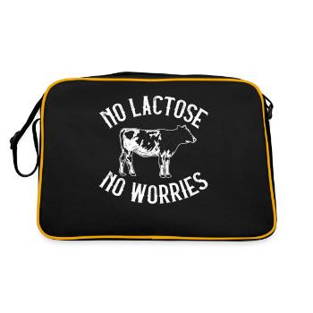 Tolérant au lactose ou intolérant au lactose - Sac Retro - noir/or - Dos