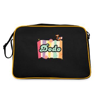 Dodo ludique - Sac Retro - noir/or - Dos