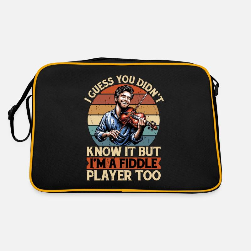 Fiddle I Guess You Didn't Know String Instrument Retro Tasche