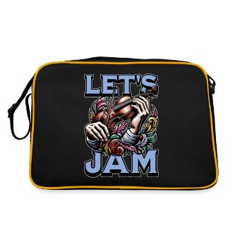 Fiddle Let’s Jam Instrument à cordes Joueur de violon - Sac Retro - noir/or - Dos