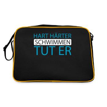 Swimming Swimmers - Retro Bag - black/gold - Back