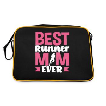 Best Female Runner Mom Ever - Retro Bag - black/gold - Back