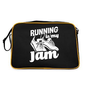 Running is my passion - Retro Bag - black/gold - Back