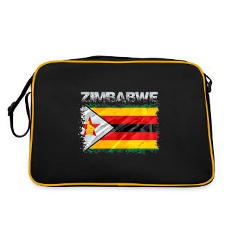 Zimbabwe - Retro Bag - black/gold - Back