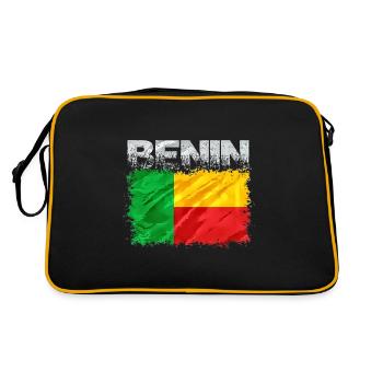 Bénin - Sac Retro - noir/or - Dos