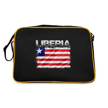 Libéria - Sac Retro - noir/or - Dos