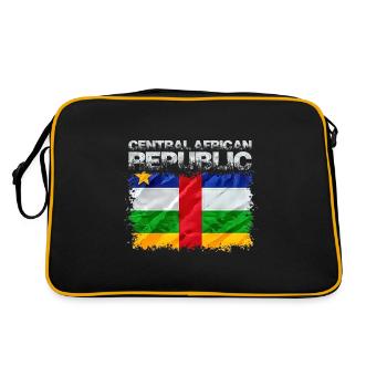 Central African Republic - Retro Bag - black/gold - Back