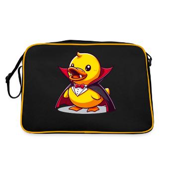 Vampire Duck, Yellow Rubber Duck & Rubber Duck - Retro Bag - black/gold - Back