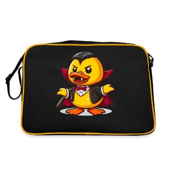 Vampire Duck, Yellow Rubber Duck & Rubber Duck - Retro Bag - black/gold - Back
